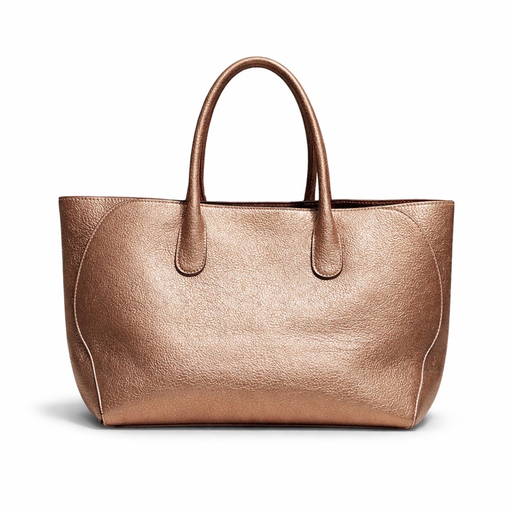 Metallic Gold Oversized Tote Bag Slouchy Hobo Shoulder Bag 19”
